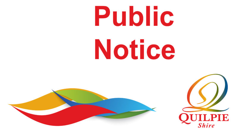 Public Notice – Quilpie Shire Library