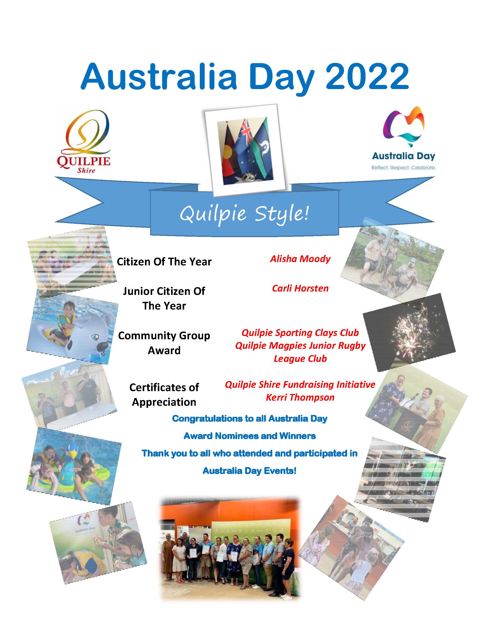 Australia Day Awards 2022 Page 1