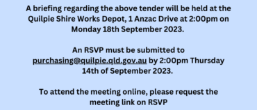Trades & Professional Services Tender Briefing Meeting