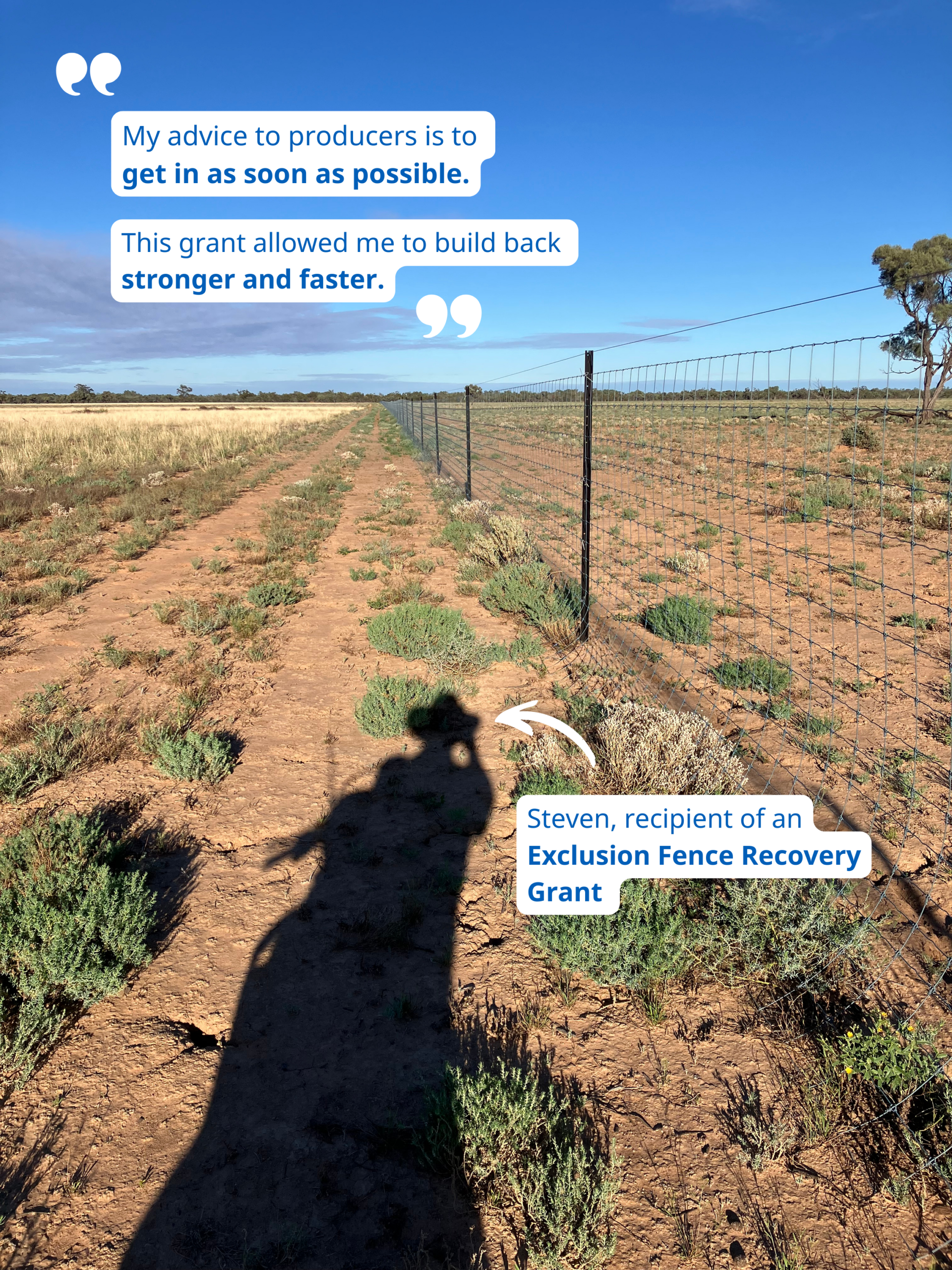 Exclusion Fence Recovery Grants Producer Story 2