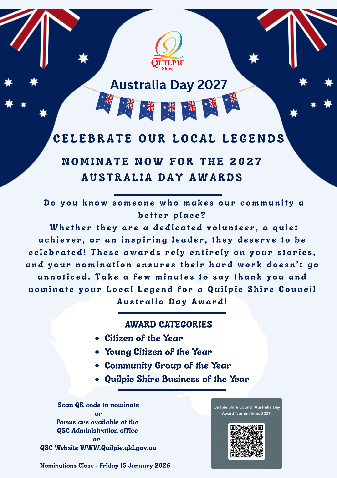 Aus Day 2027 Nomination Poster